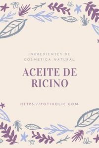 aceite de ricino en cosmética, recetas caseras