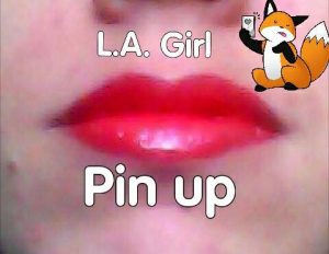 l.a. girl glazed lip paint tono pin-up GLG785