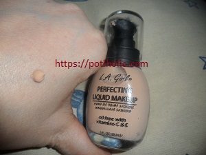 l.a. girl base de maquillaje líquido tono natural