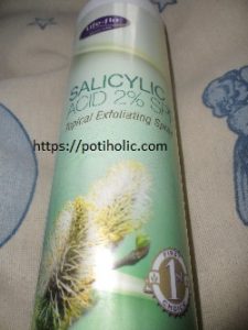 tratamiento del acné con productos naturales ( spray Life Flo Health, de venta en iherb )