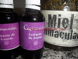 mascarilla casera natural de miel y te verde ingredientes