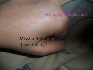 missha b.b. boomer swatch flash
