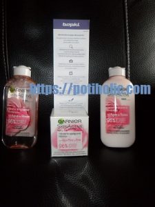 garnier botanica para piel seca o sensible con agua de rosas