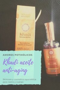 cosmetica aturvedica antiedad khadi