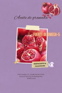 Aceite de granada en cosmética