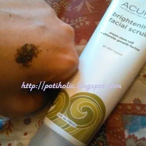 Acure Organics facial scrub
