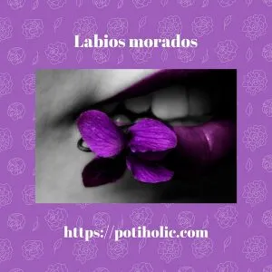 labios morados purple lips