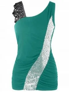 squids top asimétrico elegante