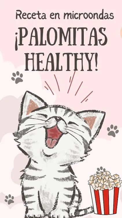 Palomitas Healthy En Microondas Gato